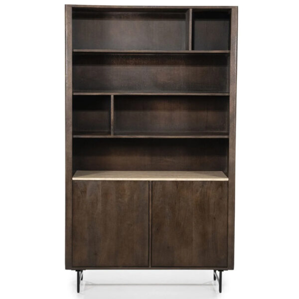 Boekenkast Lio bruin