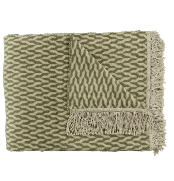 Claudi Plaid Aphos Olive