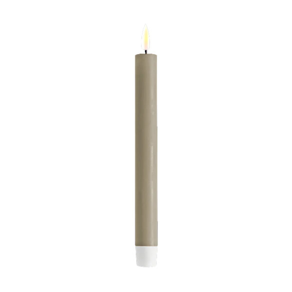 Led dinerkaars zand 2 stuks