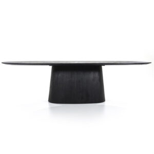 Eettafel Aurora Zwart Ovaal