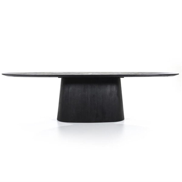 Eettafel Aurora Zwart Ovaal