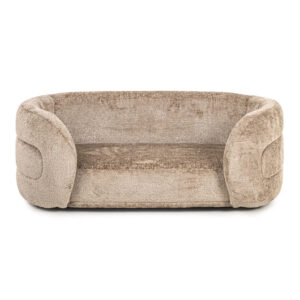 Richmond huisdierenbed Bingo taupe chenille