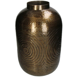 Vaas aluminium goud