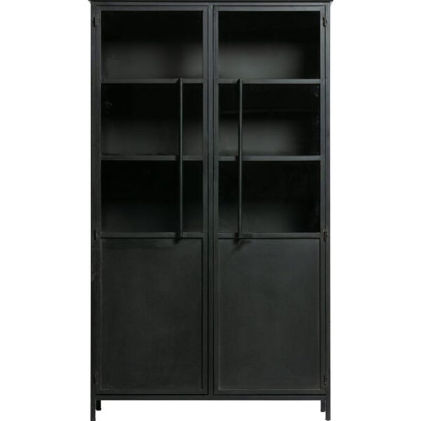 Exhibit vitrinekast metaal zwart