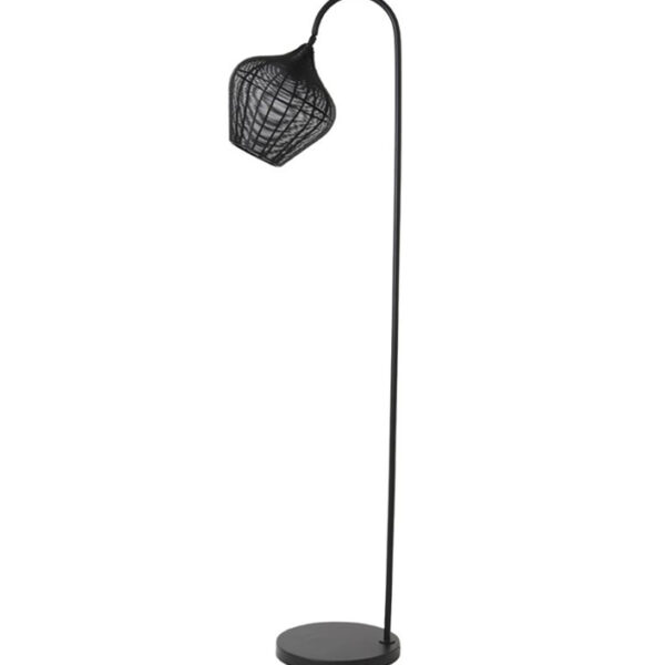 Vloerlamp Aversa zwart