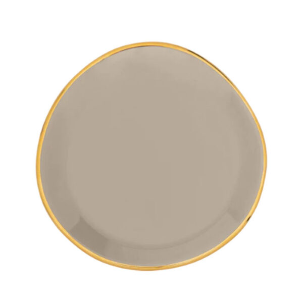 Good Morning Plate gray morn