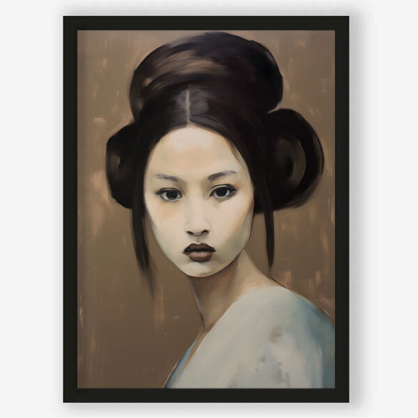 Schilderij Tsuru