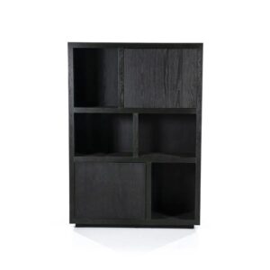 Kast Hermani zwart 2 deuren