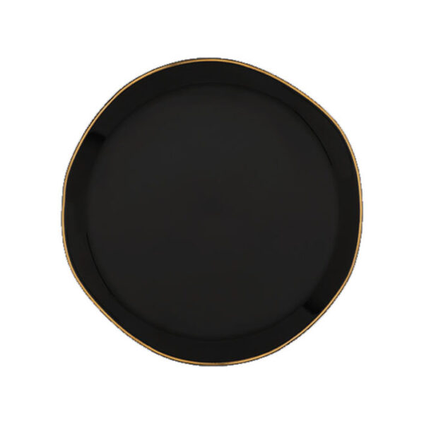 Good Morning Plate black